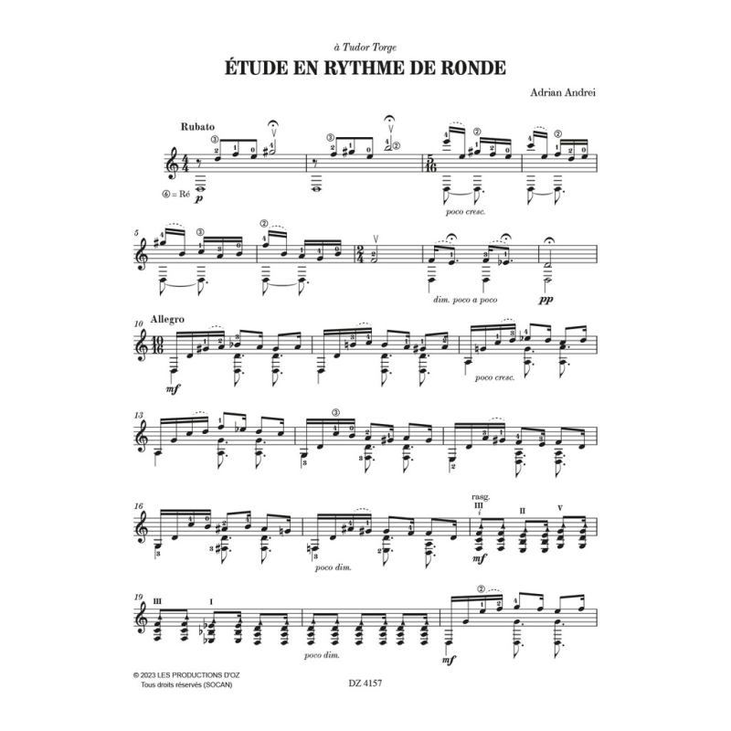 Andrei, Adrian - Étude en rythme de ronde