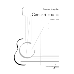 Angelou, Stavros - Concert Etudes for guitar