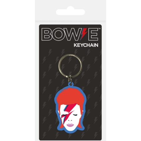David Bowie Keychain Aladdin Sane