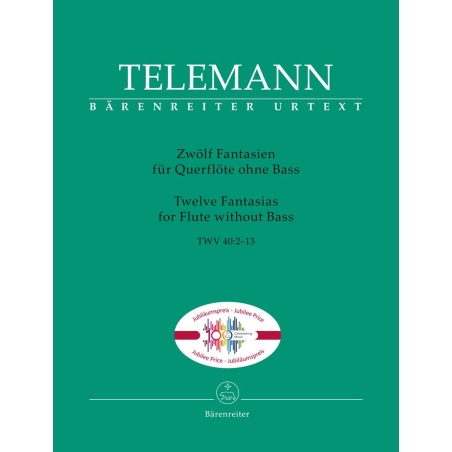 Telemann - Twelve Fantasias for Flute without Bass