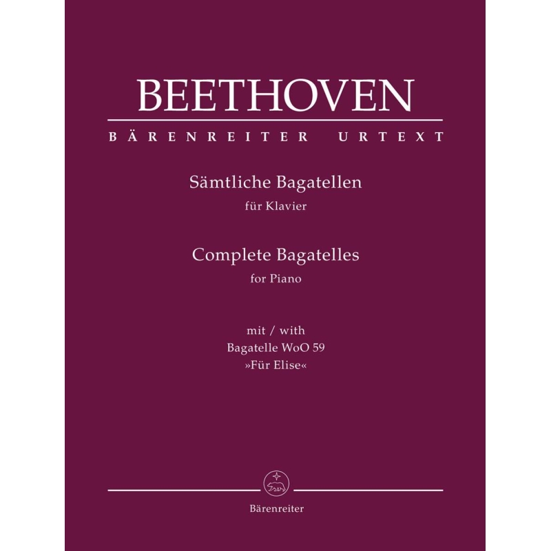 Beethoven, L.v - Complete Bagatelles for Piano