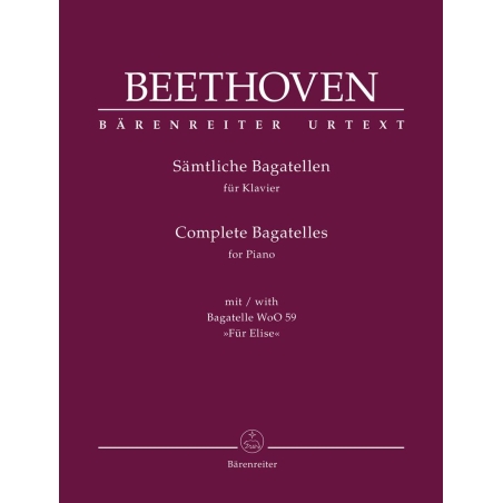 Beethoven, L.v - Complete Bagatelles for Piano