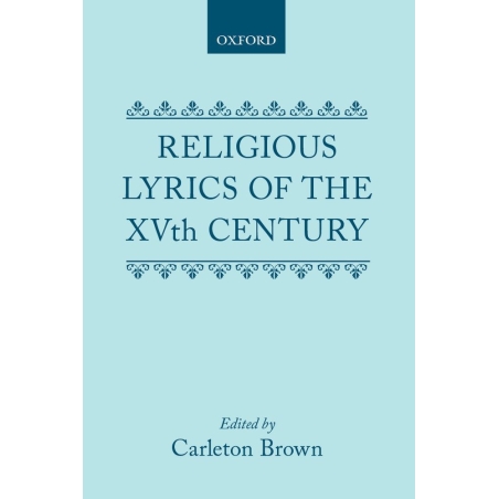 Brown, Carleton - Religious Lyrics of the Fifteenth Century
