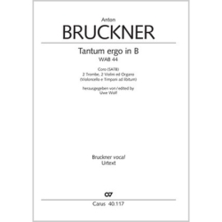 Bruckner, Anton - Tantum Ergo in B-Flat (Full Score)