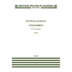 Borup-Jorgensen, Axel - Epigrammer, Op. 87