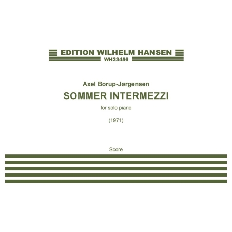 Borup-Jorgensen, Axel - Sommer Intermezzi Op.65