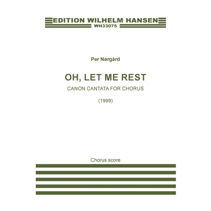 Nørgård, Per - Canon Cantata - Låt Mig Vila