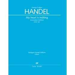 Handel, G. F. - My Heart Is Inditing (Vocal Score)