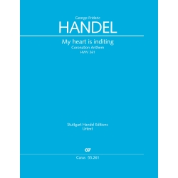 Handel, G. F. - My Heart Is Inditing (Full Score)