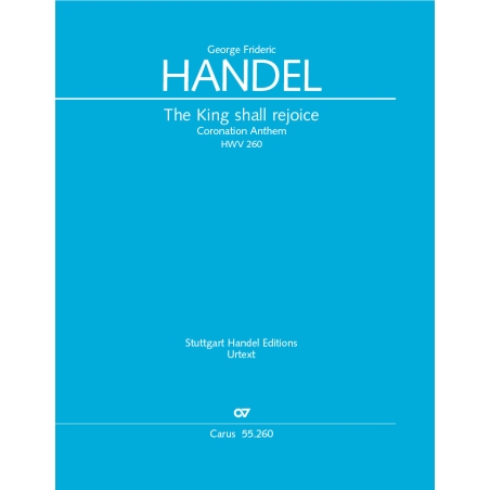 Handel, G. F. - The King Shall Rejoice (Vocal Score)