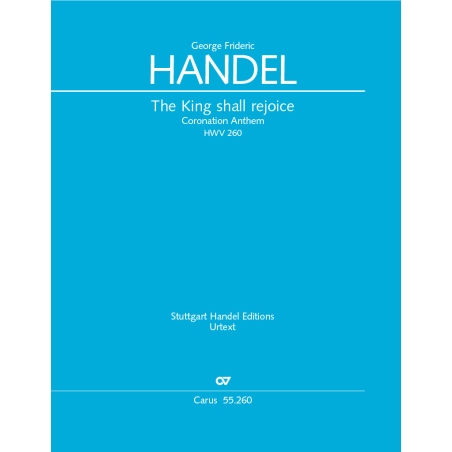 Handel, G. F. - The King Shall Rejoice (Full Score)