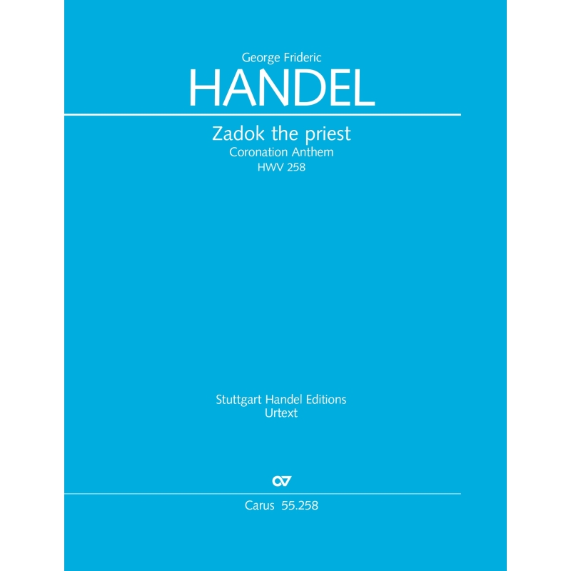 Handel, G. F. - Zadok The Priest (Vocal Score)
