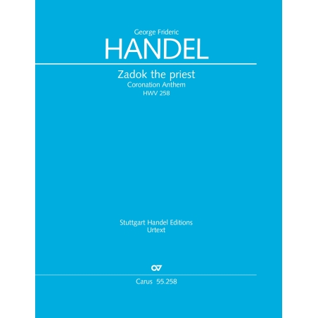 Handel, G. F. - Zadok The Priest (Vocal Score)