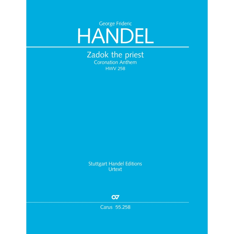 Handel, G. F. - Zadok The Priest (Full Score)