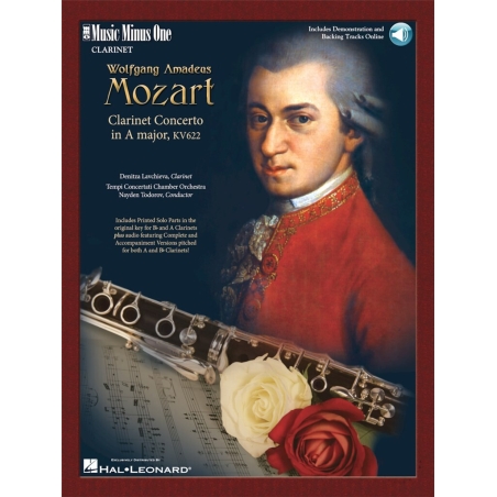 Mozart - Clarinet Concerto in A, KV622 - Music Minus One - Play-a-long edition