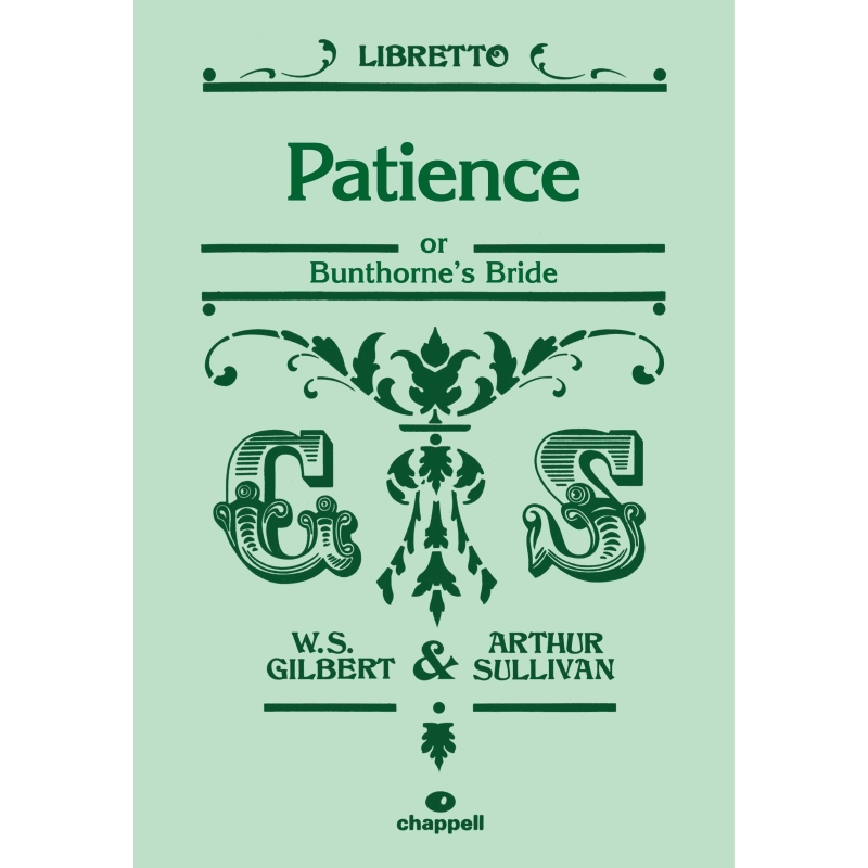 Gilbert, W & Sullivan, A - Patience (libretto)