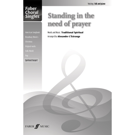 Standing in the need of prayer. (FCS)