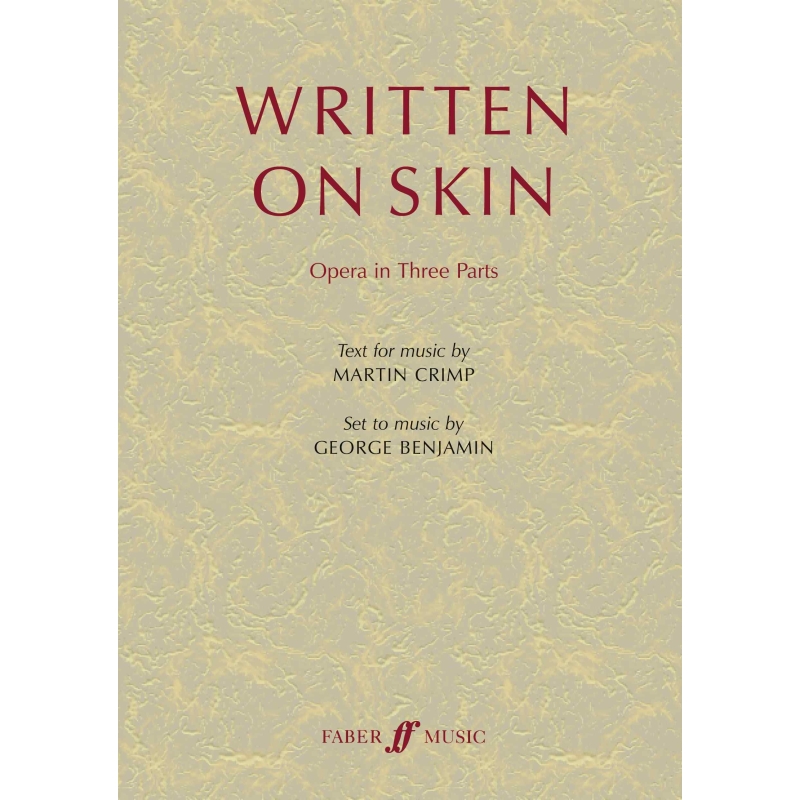 Benjamin, George - Written on Skin (text)