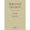 Benjamin, George - Written on Skin (text)