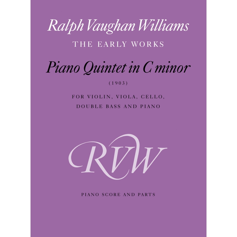 Vaughan Williams, Ralph - Piano Quintet in C minor (pno sc & pts)