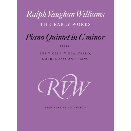 Vaughan Williams, Ralph - Piano Quintet in C minor (pno sc & pts)