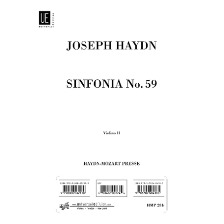 Haydn, Joseph - Symphony No. 59 " Fire-Symphony" Hob. I:59 