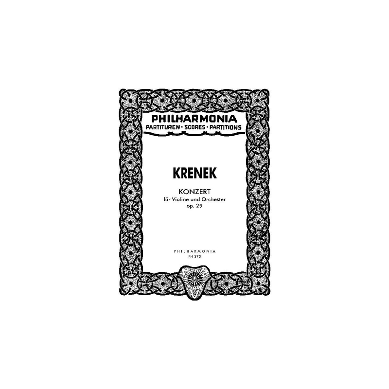 Krenek, Ernst - Violin Concerto No. 1 op. 29