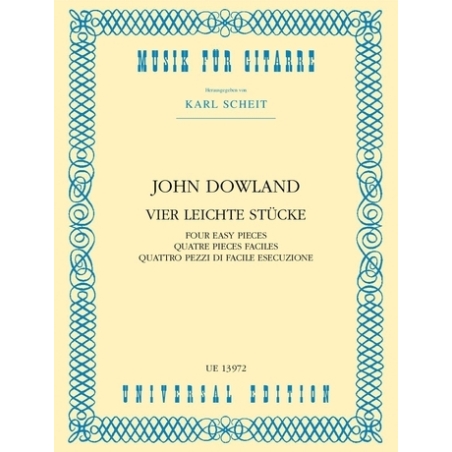 Dowland, John - 4 Easy Pieces
