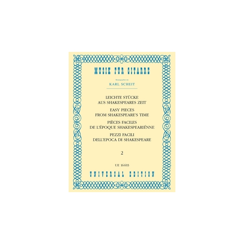 Easy Pieces from Shakespeare's Time Vol. 2