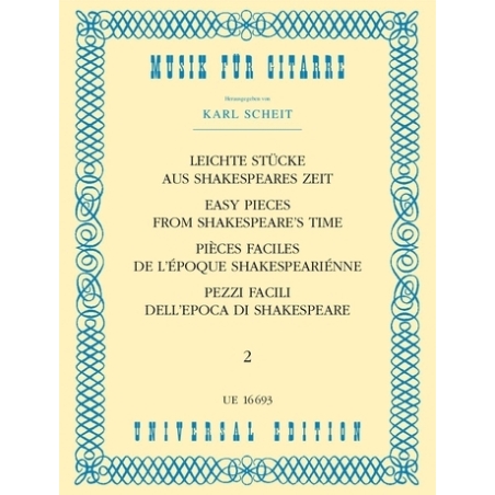 Easy Pieces from Shakespeare's Time Vol. 2