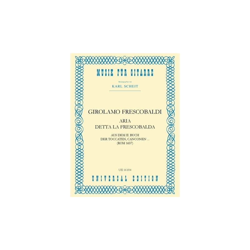 Frescobaldi, Girolamo - Aria detta la Frescobalda 