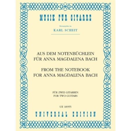 From the Note Book for Anna Magdalena Bach