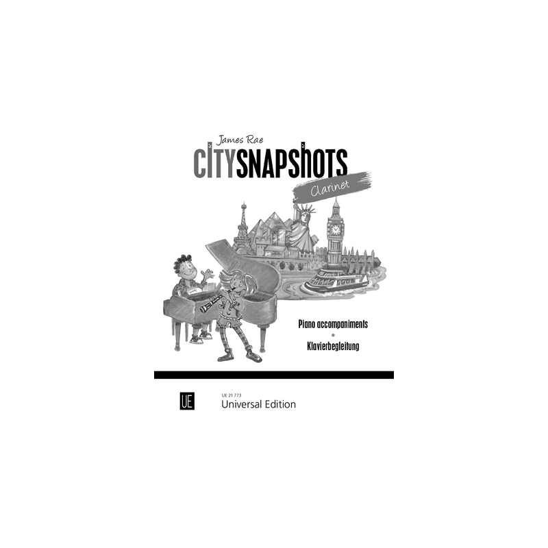 Rae, James - City Snapshots Clarinet – Piano Accompaniments 