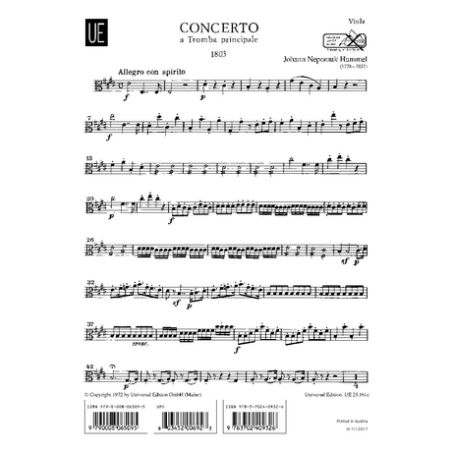 Hummel, Johann Nepomuk - Trumpet Concerto 
