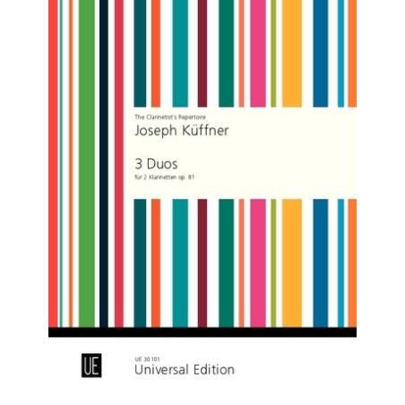Kueffner, Joseph - 3 Duets op. 81