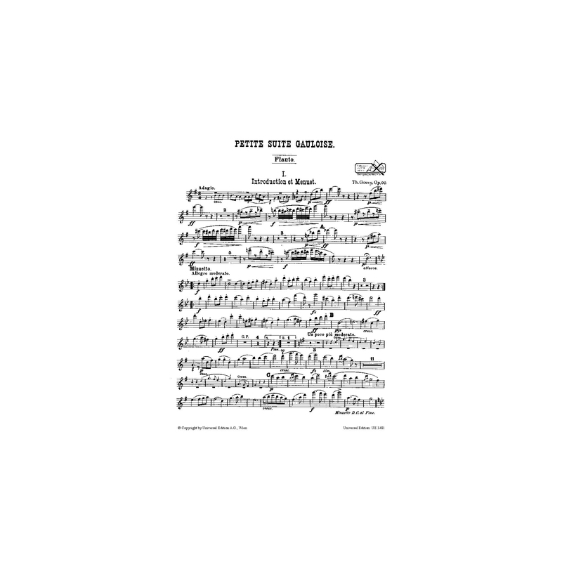 Gouvy, Theodore - Petite Suite Gauloise op. 90 