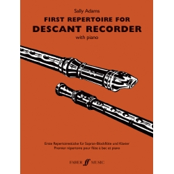 Adams, Sally - First Repertoire for Descant Recorder