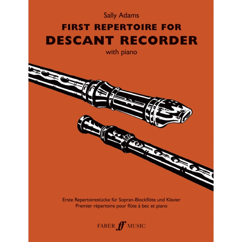 Adams, Sally - First Repertoire for Descant Recorder