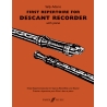 Adams, Sally - First Repertoire for Descant Recorder