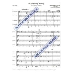 Brackett, Joseph - Shaker Song Setting 