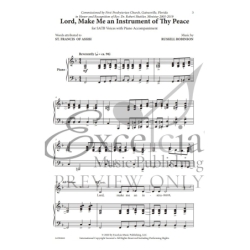 Robinson, Russell - Lord, Make Me an Instrument of Thy Peace 