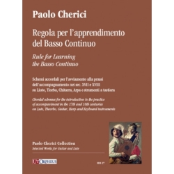 Cherici, Paolo - Rule for Learning the Basso Continuo