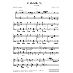 Bovio, Angelo - 15 Melodies op. 31