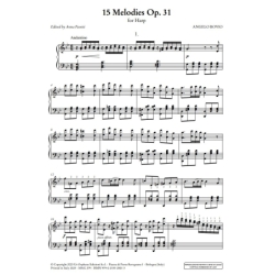 Bovio, Angelo - 15 Melodies op. 31 