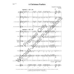 Standridge, Randall - A Christmas Fanfare 