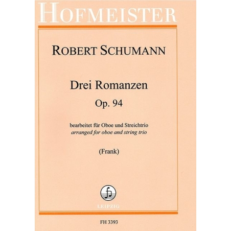 Schumann, Robert - Drei Romanzen Op. 94 op. 94 
