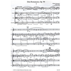Schumann, Robert - Drei Romanzen Op. 94 op. 94 
