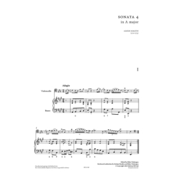 Magito, Alexis - Six Sonatas for Violoncello and Basso Continuo Vol. 2 op. 1/1-3 Vol. 2