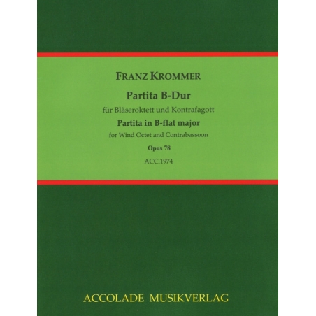 Krommer, Franz - Partita in B-flat major op. 78