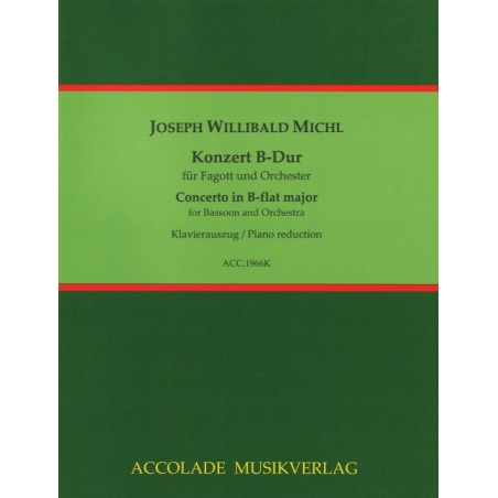 Michl, Joseph Willibald - Concerto in B-flat major